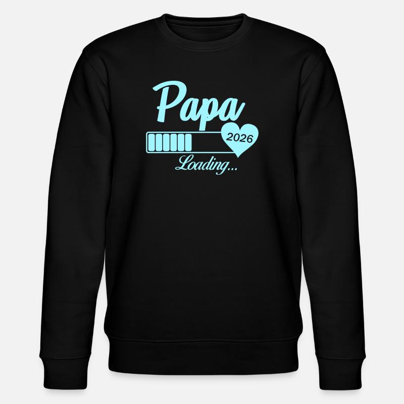 Papa Loading 2026 Heart - Sweat bio CHANGER Stanley/Stella Unisexe - noir