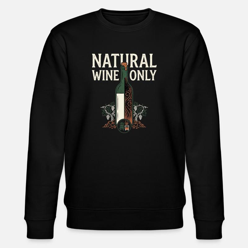 Natural Wine Only - Stanley/Stella Unisex Bio-Sweatshirt CHANGER - Schwarz