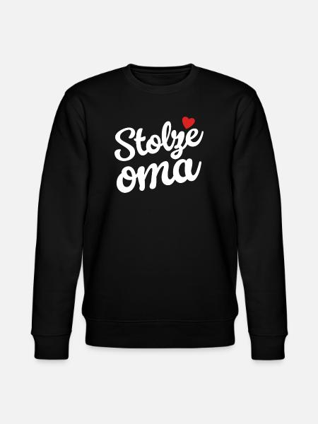 Stolze Oma - Stanley/Stella Unisex Bio-Sweatshirt CHANGER - Schwarz