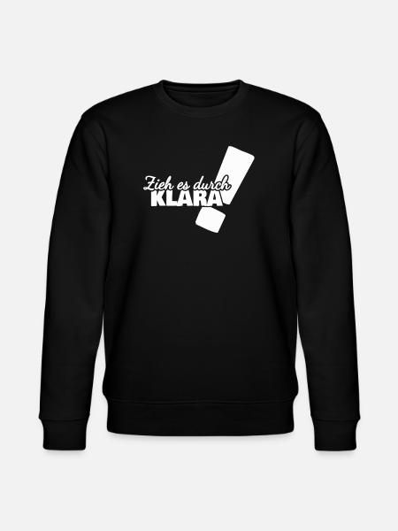 Geschenk für Klara - Stanley/Stella Unisex Bio-Sweatshirt CHANGER - Schwarz