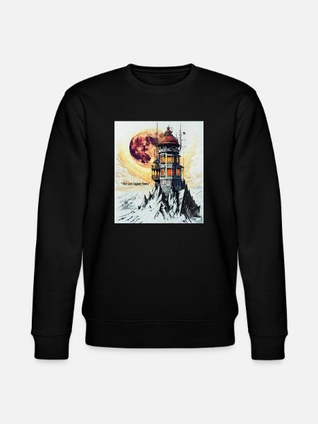 The Last Signal Home Beacon - Stanley/Stella CHANGER Unisex Organic Sweatshirt - black