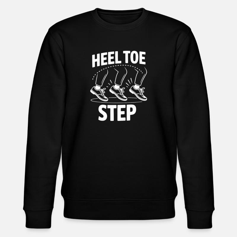 Heel Toe Step Stepptanz Dancer - Stanley/Stella Unisex Bio-Sweatshirt CHANGER  - Schwarz