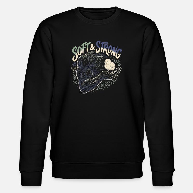 Soft And Strong Men - Stanley/Stella CHANGER Unisex Organic Sweatshirt - black