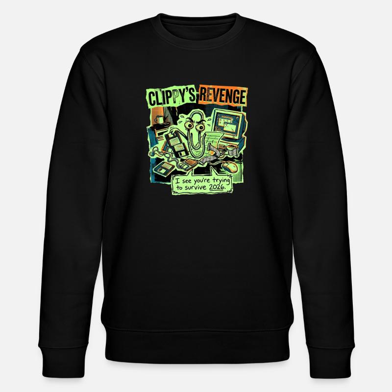 Revanche Clippy - Sweat bio CHANGER Stanley/Stella Unisexe - noir