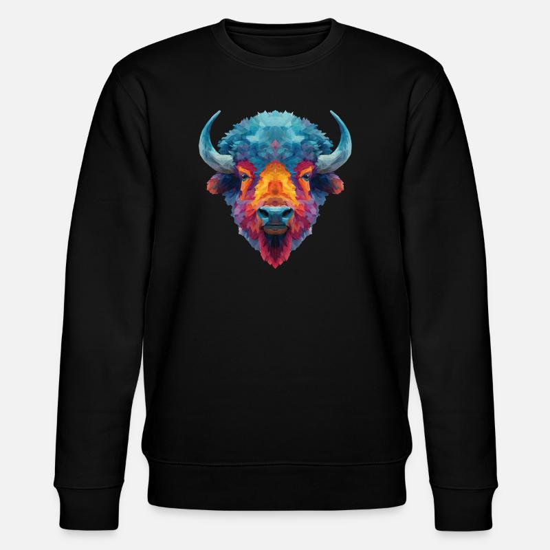 Bison - Sweat bio CHANGER Stanley/Stella Unisexe - noir