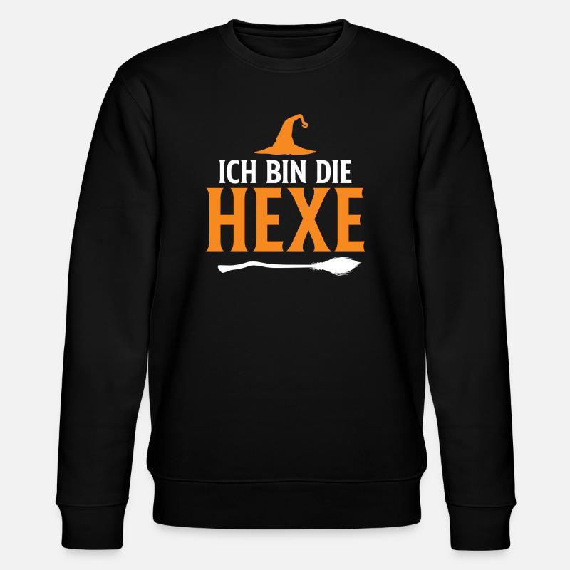 I'm the Witch Halloween - Stanley/Stella CHANGER Unisex Organic Sweatshirt - black