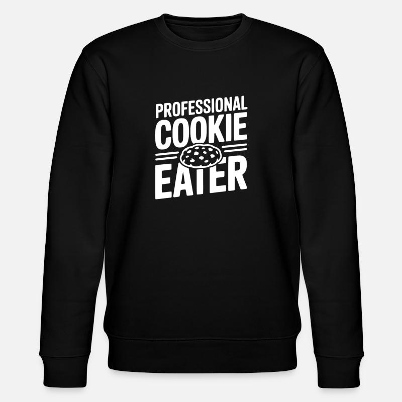 Professional Cookie Eater - Stanley/Stella CHANGER Unisex Organic Sweatshirt - black