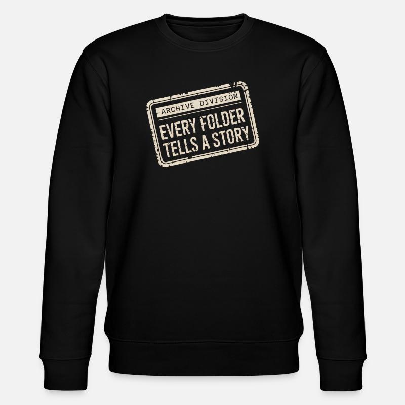 Chaque dossier raconte une histoire - Sweat bio CHANGER Stanley/Stella Unisexe - noir