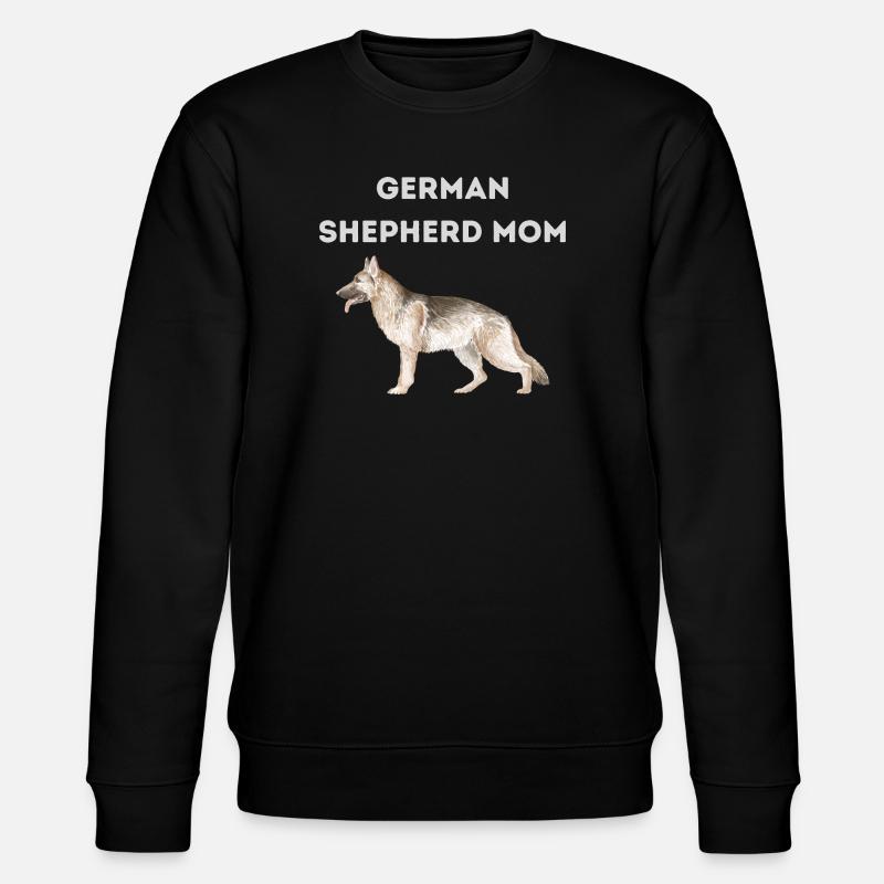 German Shepherd Mom - Stanley/Stella CHANGER Unisex Organic Sweatshirt - black
