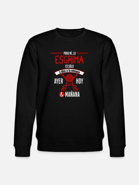 Fencing Daily Passion - Stanley/Stella CHANGER Unisex Organic Sweatshirt - black