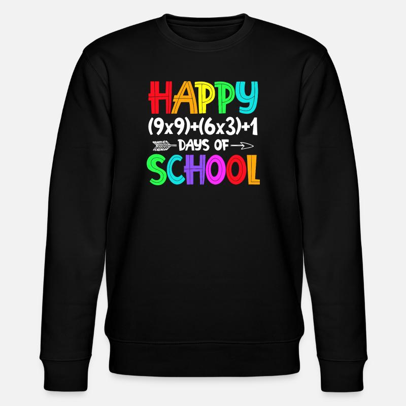 Rainbow Bonne rentrée scolaire - Sweat bio CHANGER Stanley/Stella Unisexe - noir