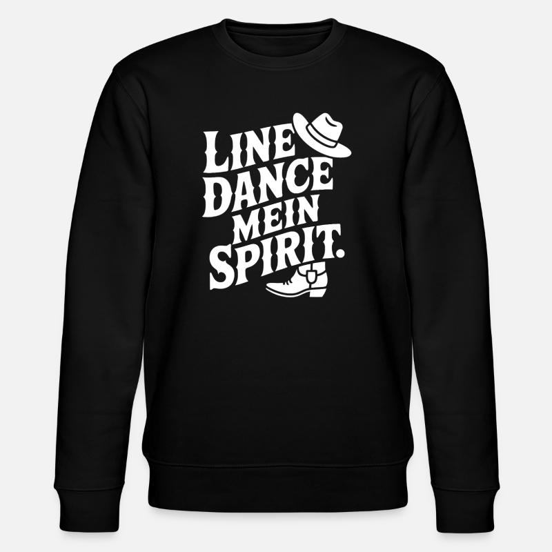 Line Dance Mein Spirit - Sweat bio CHANGER Stanley/Stella Unisexe - noir