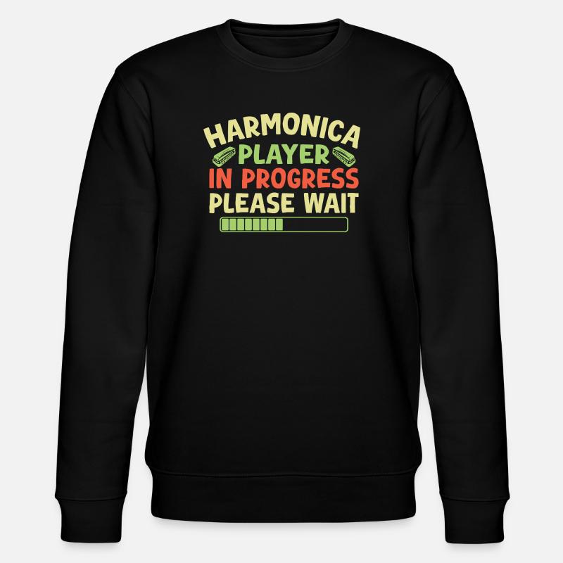 Harmonica Funny Harmonica en cours - Sweat bio CHANGER Stanley/Stella Unisexe - noir