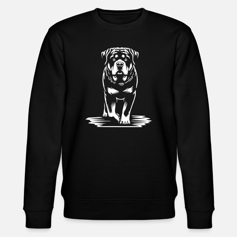 Rottweiler "Black Edition" - Stanley/Stella Unisex Bio-Sweatshirt CHANGER  - Schwarz