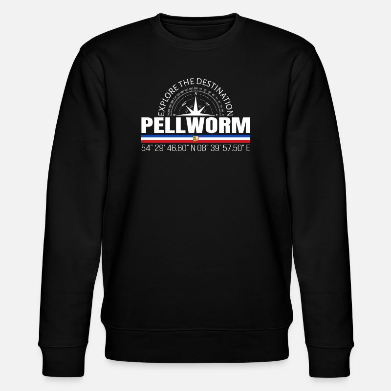 Pellworm - Stanley/Stella Unisex Bio-Sweatshirt CHANGER  - Schwarz