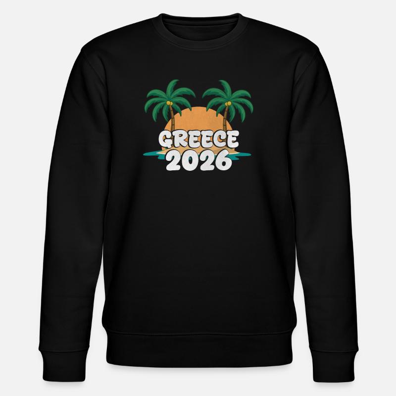 Greece 2026 - Stanley/Stella Unisex Bio-Sweatshirt CHANGER  - Schwarz
