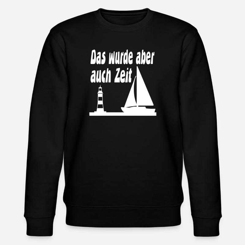 Segeln - Stanley/Stella Unisex Bio-Sweatshirt CHANGER  - Schwarz