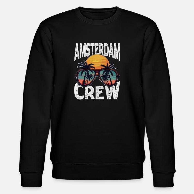 Amsterdam Crew - Stanley/Stella Unisex Bio-Sweatshirt CHANGER - Schwarz
