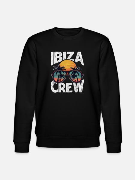 Ibiza Crew - Stanley/Stella CHANGER Unisex Organic Sweatshirt - black