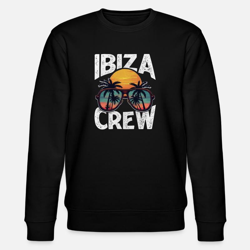 Équipage Ibiza - Sweat bio CHANGER Stanley/Stella Unisexe - noir