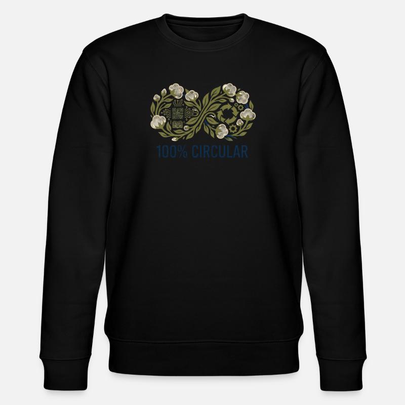 100 % circulaire - Sweat bio CHANGER Stanley/Stella Unisexe - noir