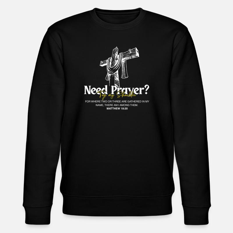 Jesus-Gläubiger - Stanley/Stella Unisex Bio-Sweatshirt CHANGER  - Schwarz