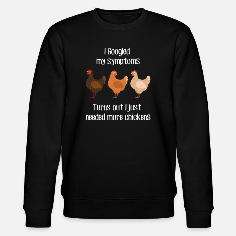 Poule qui parle - Sweat bio CHANGER Stanley/Stella Unisexe - noir