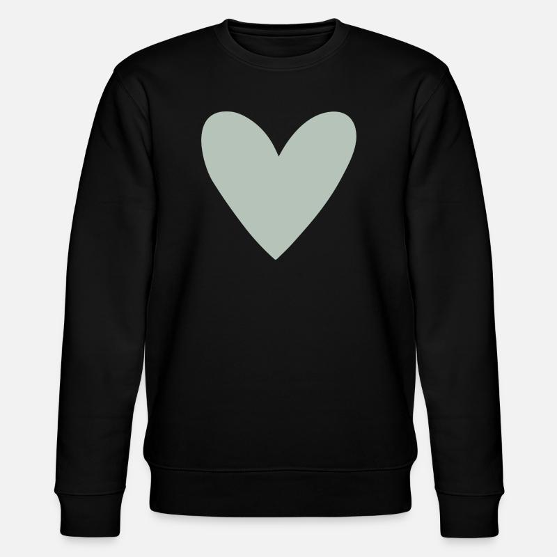 Vert Cœur Sauge - Sweat bio CHANGER Stanley/Stella Unisexe - noir