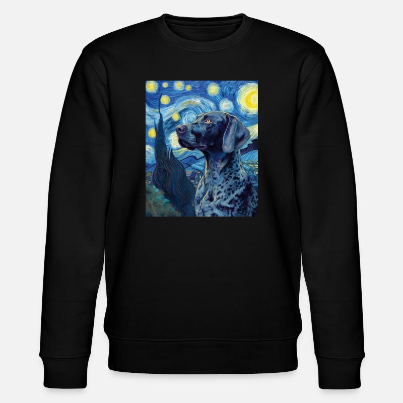 German Shorthair - Stanley/Stella CHANGER Unisex Organic Sweatshirt - black