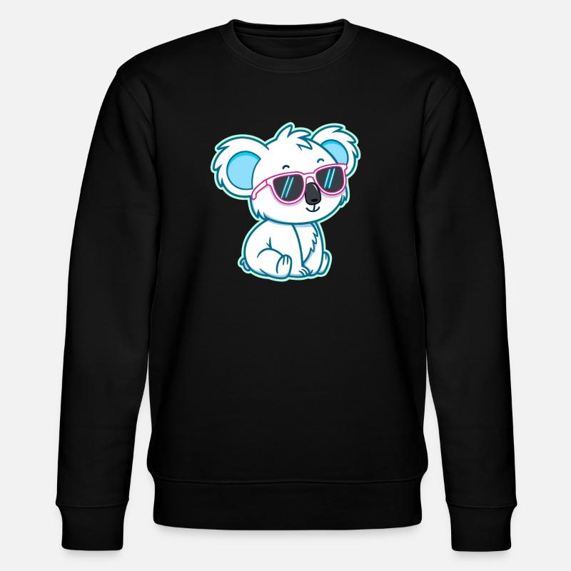Koala White Chill Sunglasses - Stanley/Stella CHANGER Unisex Organic Sweatshirt - black