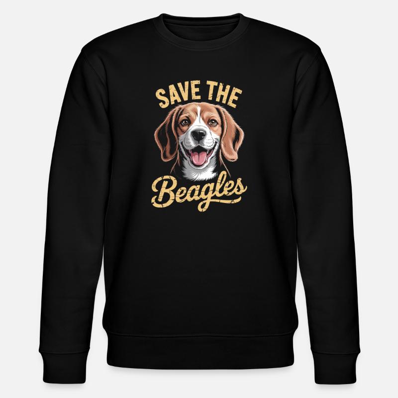 Sauvez les Beagle - Sweat bio CHANGER Stanley/Stella Unisexe - noir