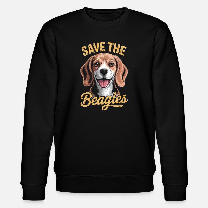 Sauvez les Beagle - Sweat bio CHANGER Stanley/Stella Unisexe - noir