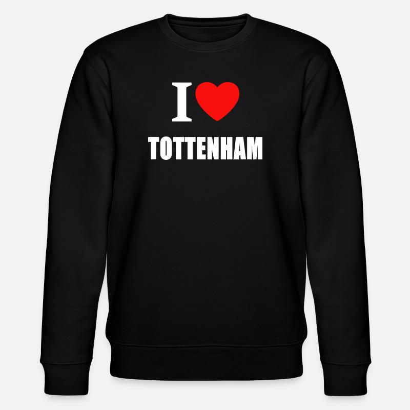 Ich liebe Tottenham - Stanley/Stella Unisex Bio-Sweatshirt CHANGER - Schwarz