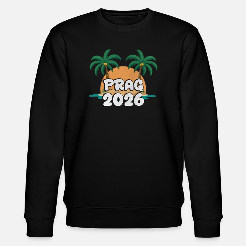 Prag 2026 - Stanley/Stella Unisex Bio-Sweatshirt CHANGER  - Schwarz