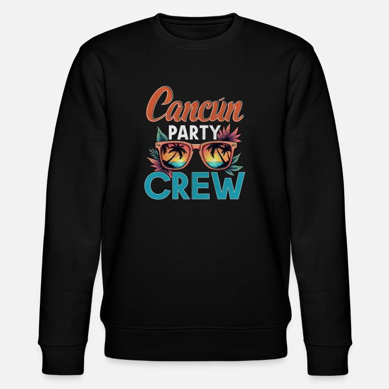 Cancun Crew - Stanley/Stella CHANGER Unisex Organic Sweatshirt - black