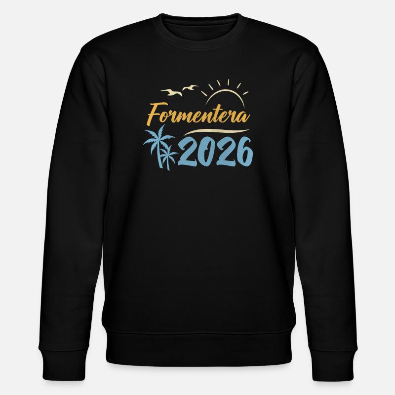 Formentera 2026 - Stanley/Stella Unisex Bio-Sweatshirt CHANGER  - Schwarz
