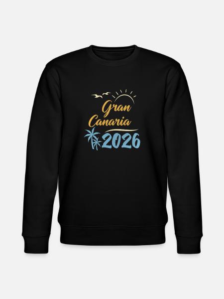 Gran Canaria 2026 - Stanley/Stella Unisex Bio-Sweatshirt CHANGER - Schwarz