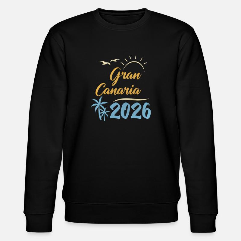 Gran Canaria 2026 - Stanley/Stella Unisex Bio-Sweatshirt CHANGER  - Schwarz