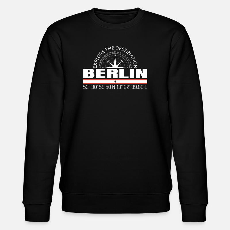 Berlin - Sweat bio CHANGER Stanley/Stella Unisexe - noir