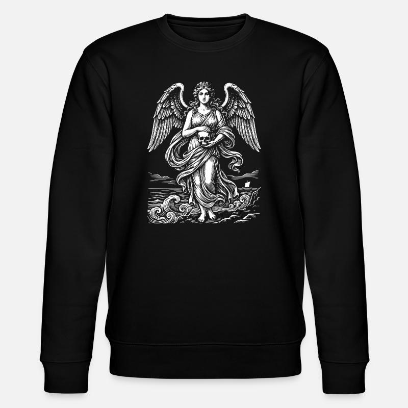 Vénus marine avec crâne - Sweat bio CHANGER Stanley/Stella Unisexe - noir