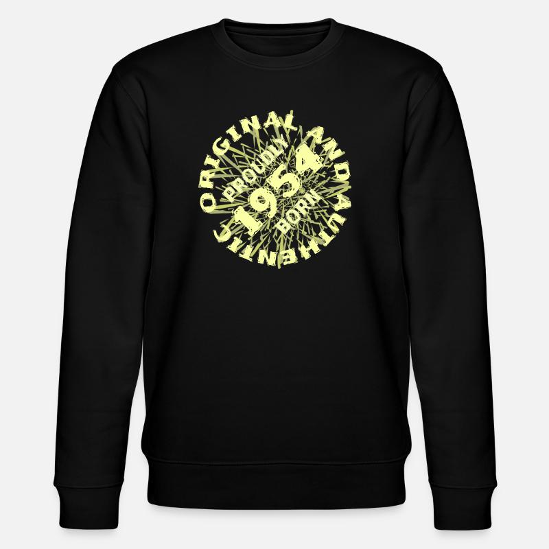 Authentic 1954 - Stanley/Stella CHANGER Unisex Organic Sweatshirt - black