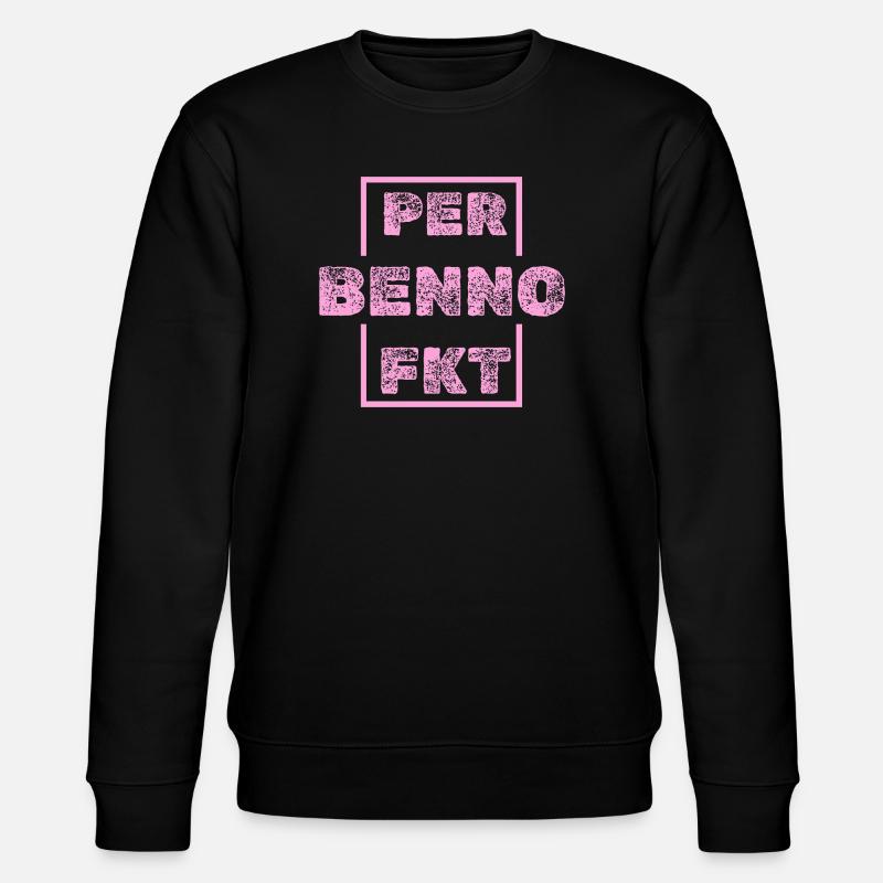 Benno als Einzigartig - Stanley/Stella Unisex Bio-Sweatshirt CHANGER  - Schwarz