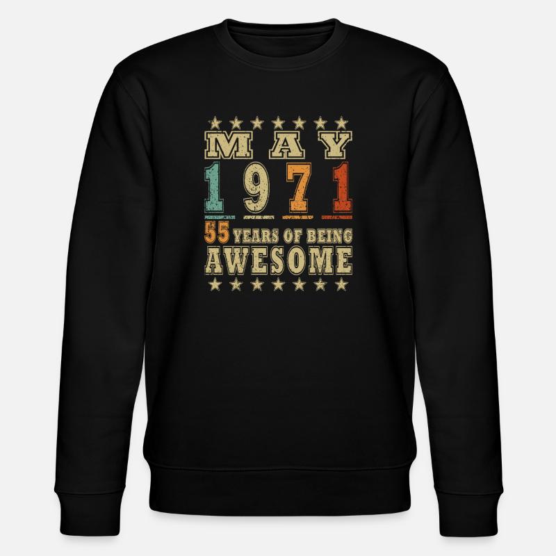Mai 1971 – mai 1971 - Sweat bio CHANGER Stanley/Stella Unisexe - noir
