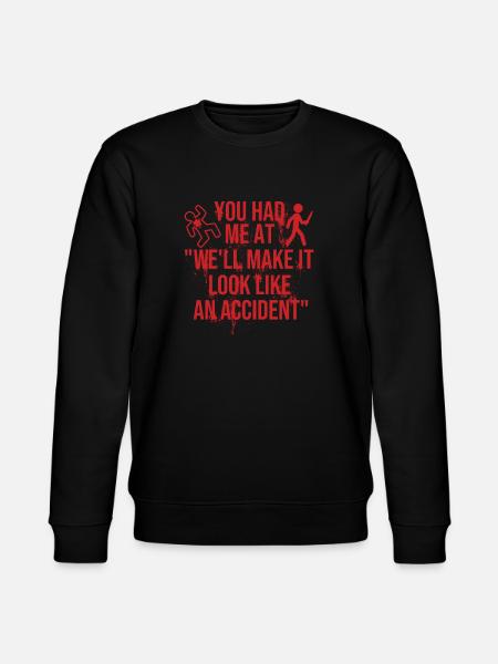Lass es wie Unfall-True-Crime aussehen - Stanley/Stella Unisex Bio-Sweatshirt CHANGER  - Schwarz