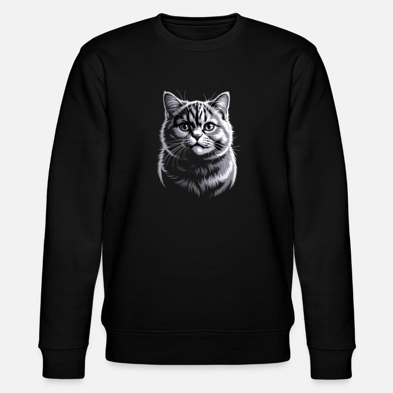 Britisch Kurzhaar BKH - Stanley/Stella Unisex Bio-Sweatshirt CHANGER  - Schwarz