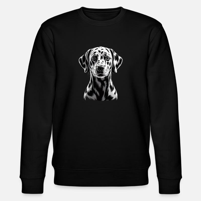 Dalmatian - Stanley/Stella CHANGER Unisex Organic Sweatshirt - black