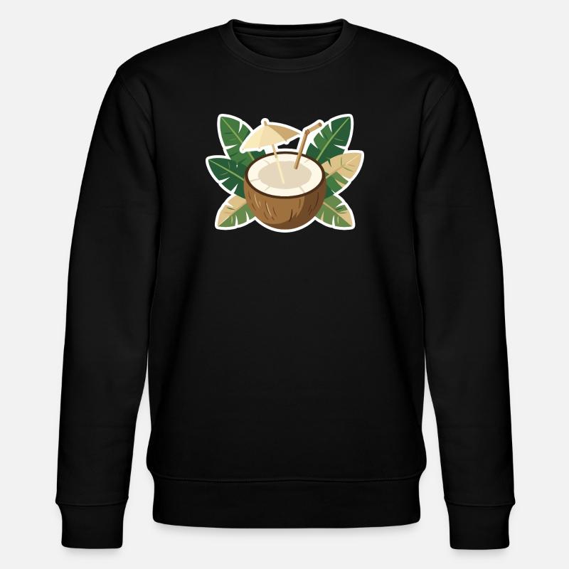 Refroidisseur de l’île Coconut - Sweat bio CHANGER Stanley/Stella Unisexe - noir