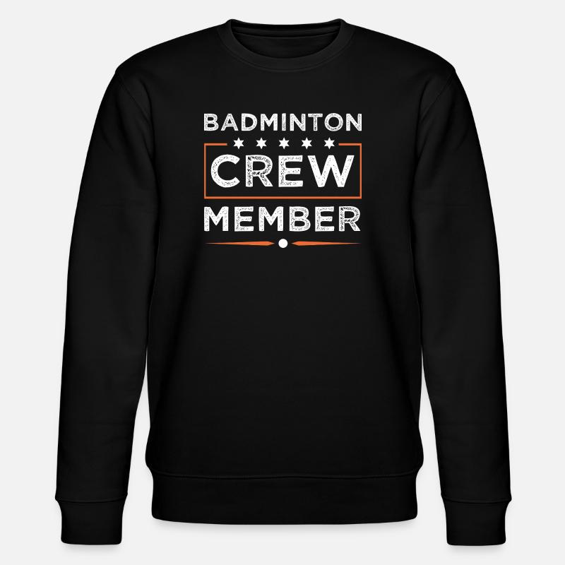Équipe de badminton - Sweat bio CHANGER Stanley/Stella Unisexe - noir
