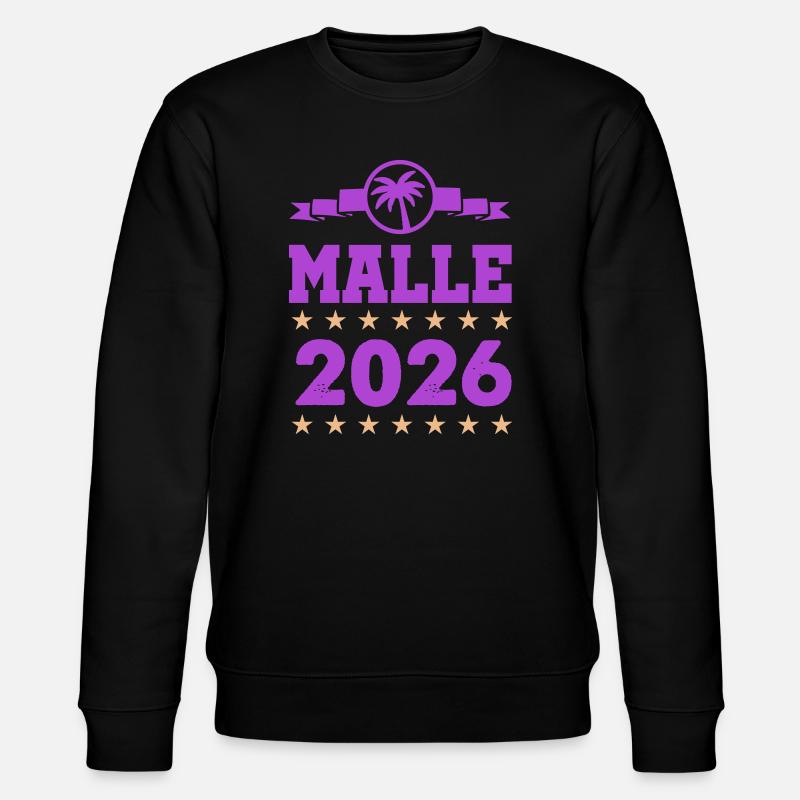 Malle 2026 Logo - Stanley/Stella CHANGER Unisex Organic Sweatshirt - black