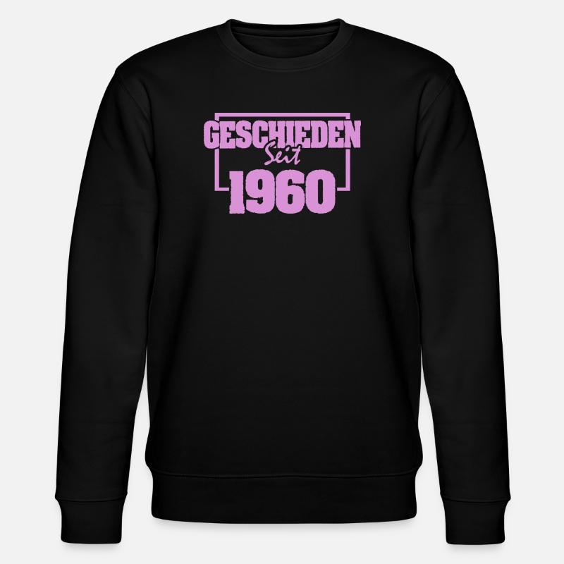 Scheidung 1960 - Stanley/Stella Unisex Bio-Sweatshirt CHANGER - Schwarz